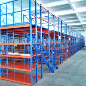 Multi Level SS 1500kgs Warehouse Mezzanine Platform Rack