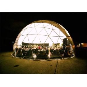 Waterproof Steel Geodesic Dome Shelter 30M Diameter Garden Gather