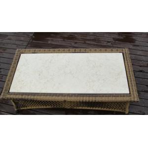 6pcs half round rattan sofa set