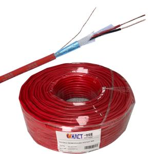 2 Cores Shielded Bare Copper Stranded FPL FPLR PVC Jacket Fire Alarm Cable