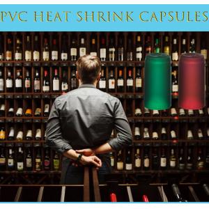 Non Spill Wine Bottle Heat Shrink Capsules with Transparent Customization