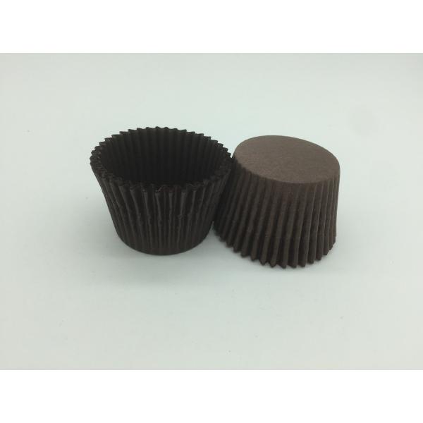 Glassine Brown Greaseproof Cupcake Liners , Wedding Cupcake Wrappers Muffin