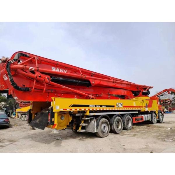 Heavy Equipment 66m Concrete Boom Pump Concrete Mixer Truck Truck Mounted Pump