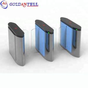 High Security Optical Turnstile Speed Gate with 1400x300x1000mm Cabinet and