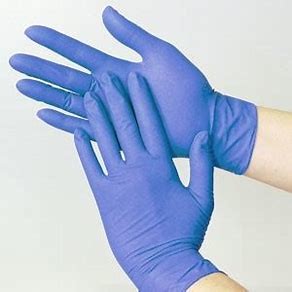 Buy 5 Mil Nitrile Thermoplastic Elastomer Disposable Gloves Large Biodegradable at wholesale prices