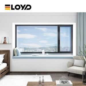 Double-Glazed Aluminum Casement Window with Enhanced Security