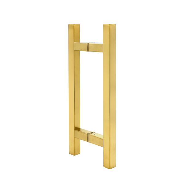 SS304 Modern Design Stainless Steel Single Glass Door Pull Handle for Interior Door