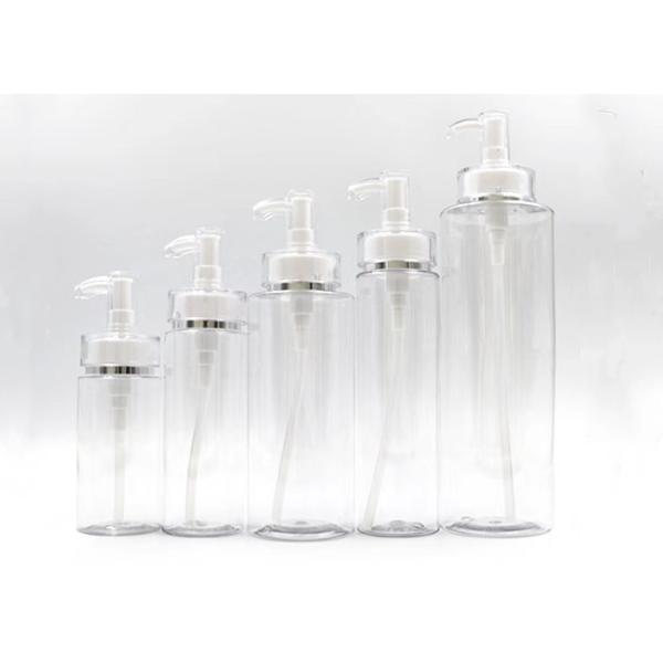 100ml 150ml 200ml 300ml 500ml Luxury Gold Silver Line Pump Clear Cosmetic