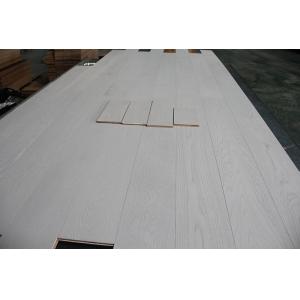 Pure White Stained Oak Multi-ply Engineered Wood Flooring