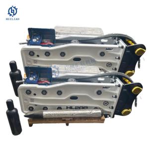 Mining HB20G Hydraulic Rock Road Breaker For HB30G HB40G HB50G Excavator Side Open Box Type Stone Breakers With Chisel