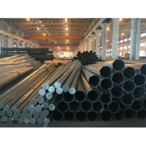 China HDG 12m 500KV Electric Steel Tubular Swaged Pole Overlap Connection on sale