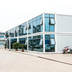 Prefabrique Bungalow Shelter Hotel Prefab House with Steel Structure and