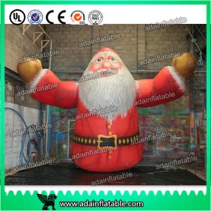 Quality 7m Tall Christmas Event Advertising Santa Inflatable Claus Cartoon Customized for sale