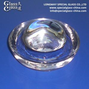 OEM Pressed Borosilicate Glass Road Stud With Reflective Surface