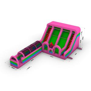 Commercial Grade PVC Spider-Man Waterslide Inflatable Bounce House Combo