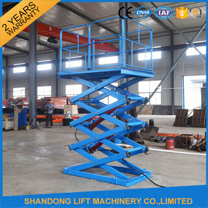 3T 5M Stationary Hydraulic Scissor Lift