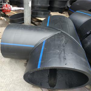 Black Hdpe Pipe Fitting , Plastic Pipe Fitting AS4130/AS4129 Standard