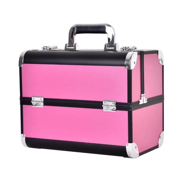 Buy Large Aluminum Beauty Box With Plastic Trays at wholesale prices