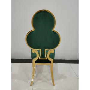 Flannel 108cm 47.5cm Stainless Steel Dining Chair