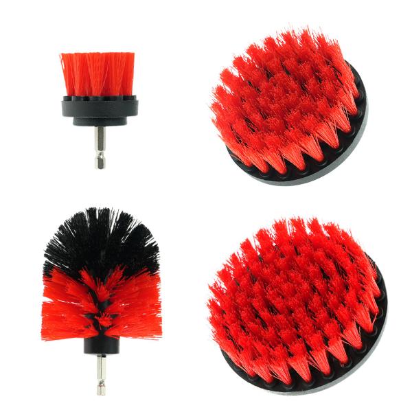 Drill Scrubbing Cleaning Brush Set 4 Pieces Electric Drill Power Brushes For Household Cleaning