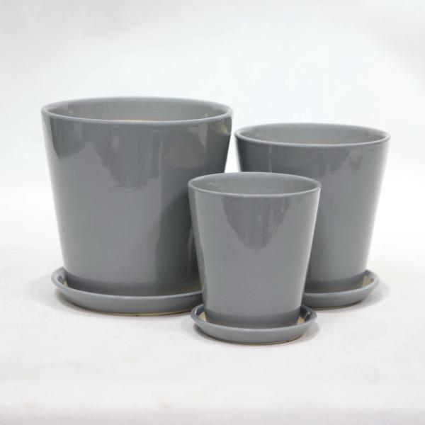 Garden Glossy Ceramic Plant Holders For Effortless Indoor Decor