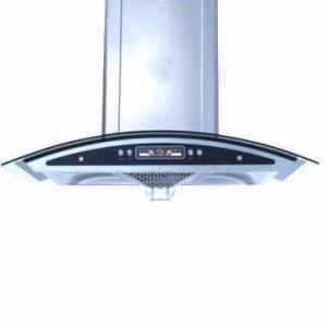 Quality SS range hood with 1.5m aluminum pipe and pushbutton for sale