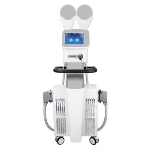 Abdominal Oblique Muscles White Sculpting Machine With LED Display
