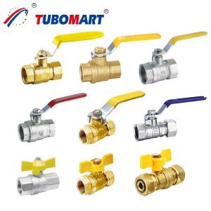 Customized 1/2 Inch Brass Gas Valve Residential Gas Brass Ball Valve