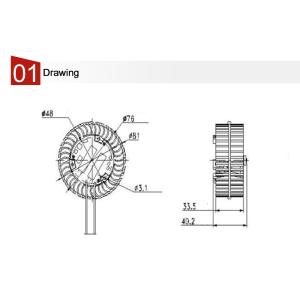 High Effiiciency Brushless DC Hair Dryer Motor
