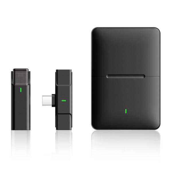 Buy Interview Youtuber Wireless Lavalier Microphone For IPhone Android Camera at wholesale prices