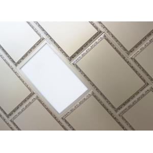 Moisture Resistant Artistic Ceiling Tiles / Anti Heat with Lightweight Filler