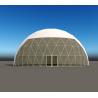 Exhibition Event Party Steel Geodesic Dome Tent 20M Diameter for sale