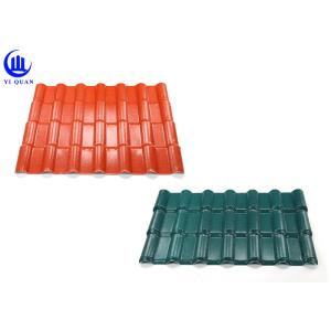 Light Weight ASA MaterialEmboss Surface Syntheticr Resin Roof Tile10-30 Years of
