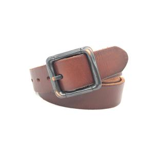 China 100% Pure Cow Leather Men's Casual Pin Buckle Belt on sale