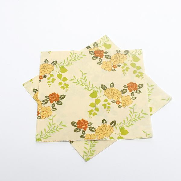 Disposable Dinner Printing Paper Napkin Customized Food Grade For Restaurant