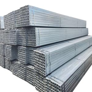 Precise Measurements Galvanized Steel Square Rectangular Pipe with GS Certificat