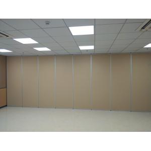 Ballroom Wooden Sliding Acoustical Hotel Partition Walls With Single / Double