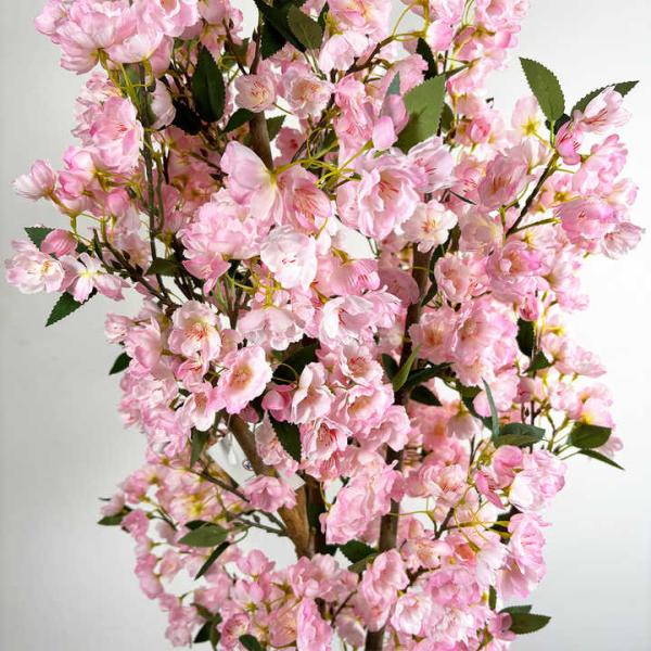 150cm Artificial Cherry Tree Pink Artificial Cherry Blossom Tree Artificial Plant for Garden Wedding Decoration