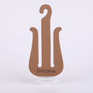 3mm Biodegradable Customized Sandal Paper Hanger Cardboard Hanger Hooks