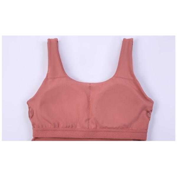 High Quality Removable Pads Shock Proof Cross Front Crop Top Sportwear Fashion Women Sports Vest