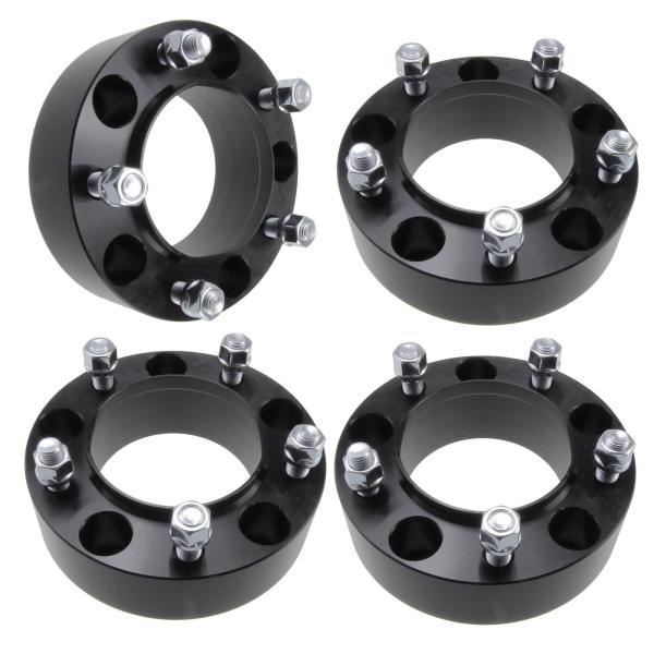 Buy 2" Hubcentric Black Wheel Spacers 5x150 For Toyota Tundra Land Cruiser 50mm, Toyota steel wheel side 5x150 at wholesale prices