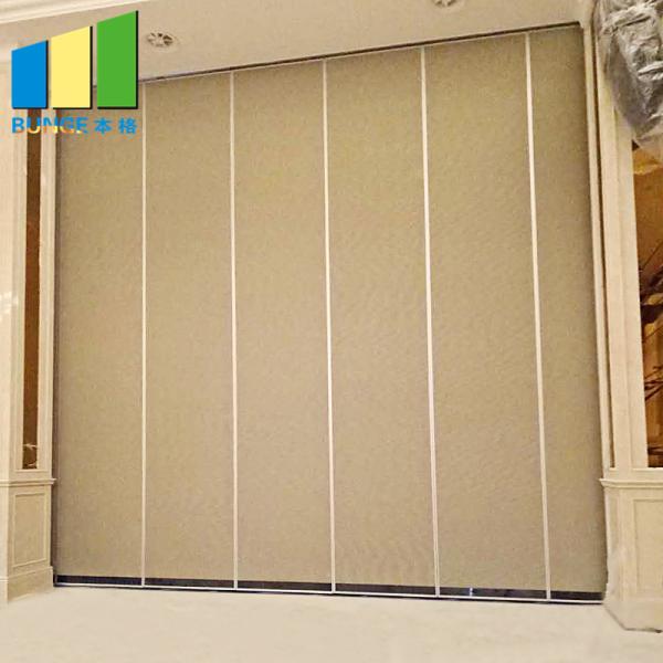 Sliding Folding Aluminium Frame Soundproof Acoustic Room Divider Partition For Office