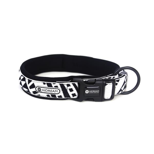 Buy Personalized Elastic Padded Neoprene Dog Collar And Lead With Nameplate at wholesale prices