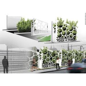 Artistic Aluminum Fence Privacy Slats Rustproof Aluminum Fencing Residential