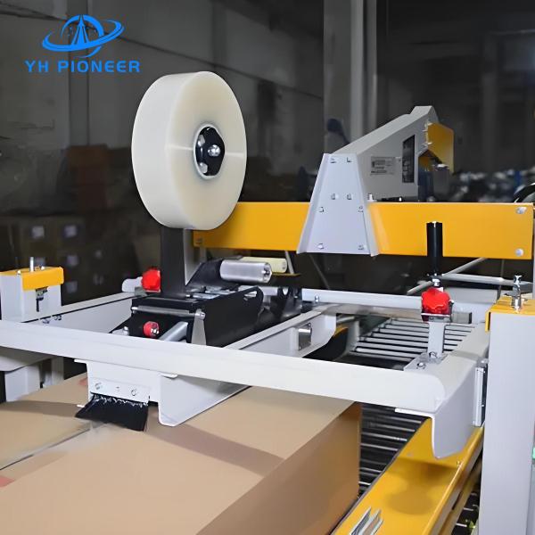 Stainless Steel Automation Carton Sealer Machine With 18m/Min Conveyor