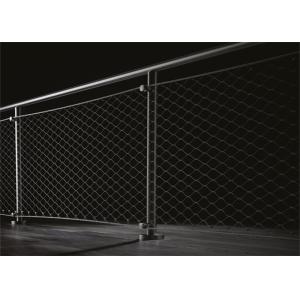 Diamond Soft Handrails 2.0mm Ss Rope Mesh 2.4m Length Panels At Both Sides