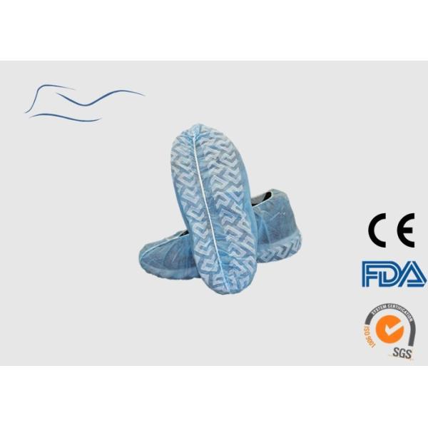 Buy Lightweight Polyethylene Shoe Covers , Embossed Waterproof Shoe Protector at wholesale prices