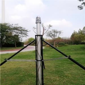6063 Alu 10M Monitoring Push Up Antenna Mast