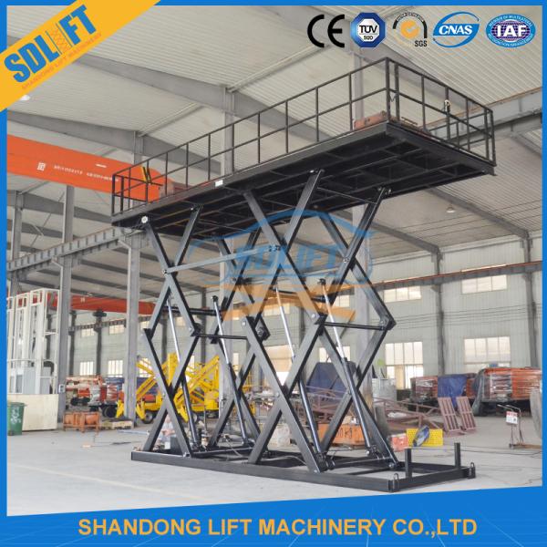 Stationary Scissor Lift Platforms For Cargo Warehouse