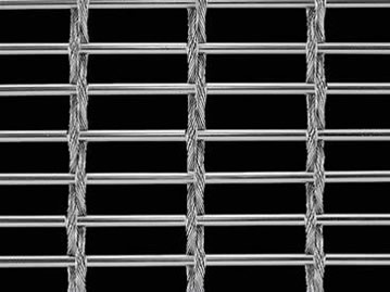 Rods / Cable Architectural Metal Mesh Screens , Decorative Metal Mesh Sheets